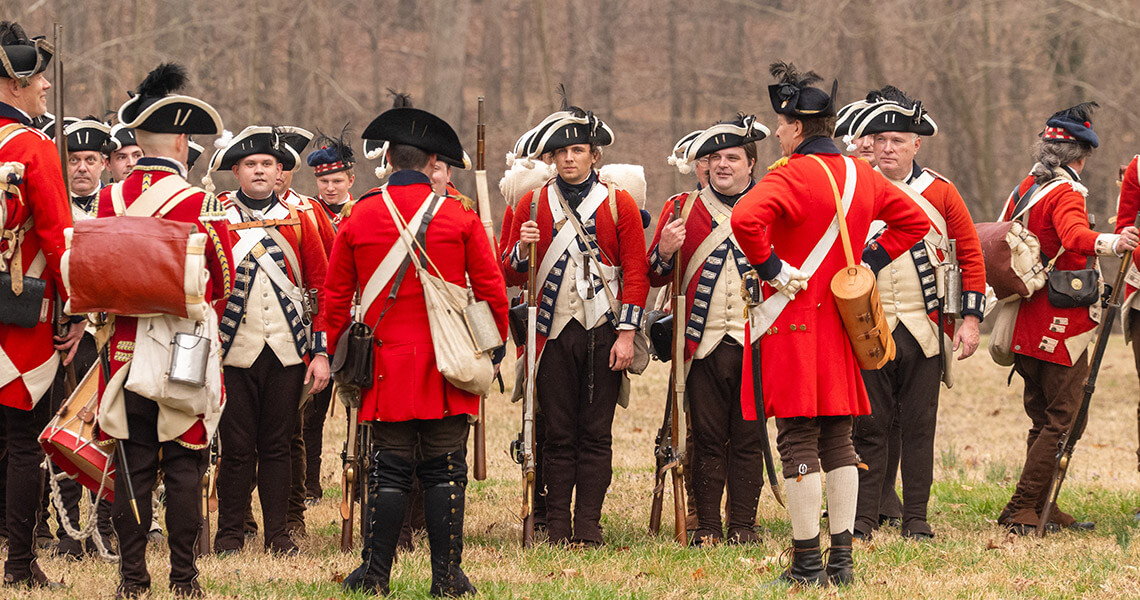Re-enactors at the Battle of Guilford Courthouse