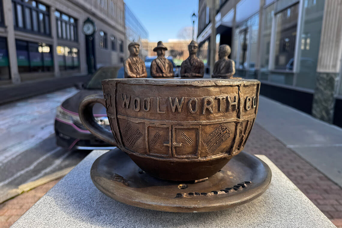 The Cup of Freedom at International Civil Rights Center and Museum.