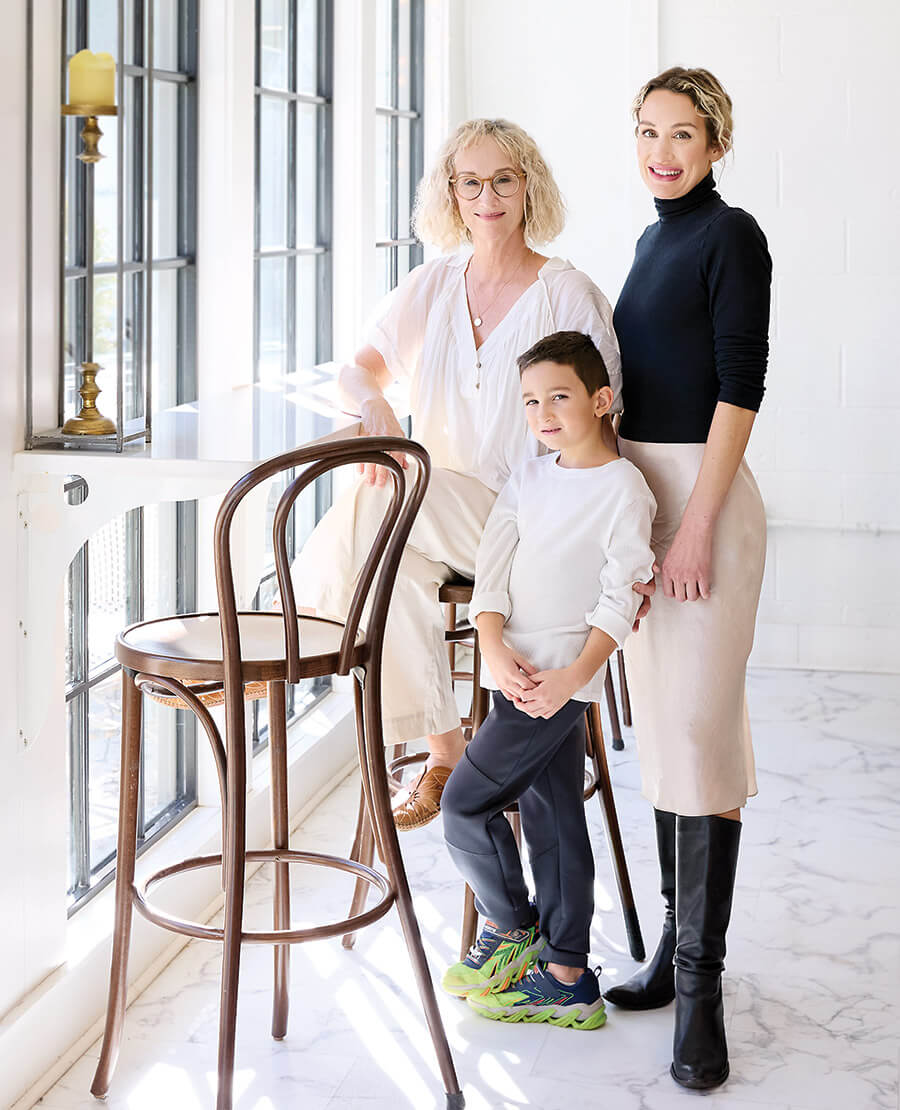 Naomi and Natalie Gingerich and Louis Gingerich