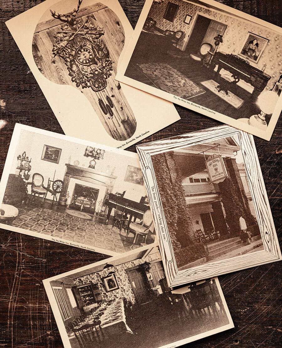 Black and white images from the former Nu-Wray Inn