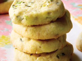 Basil lime cookies