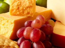 Cheese and grapes