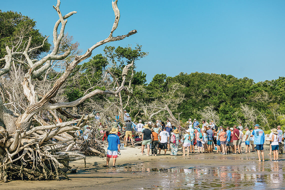 People gathered for the Diamond City homecoming