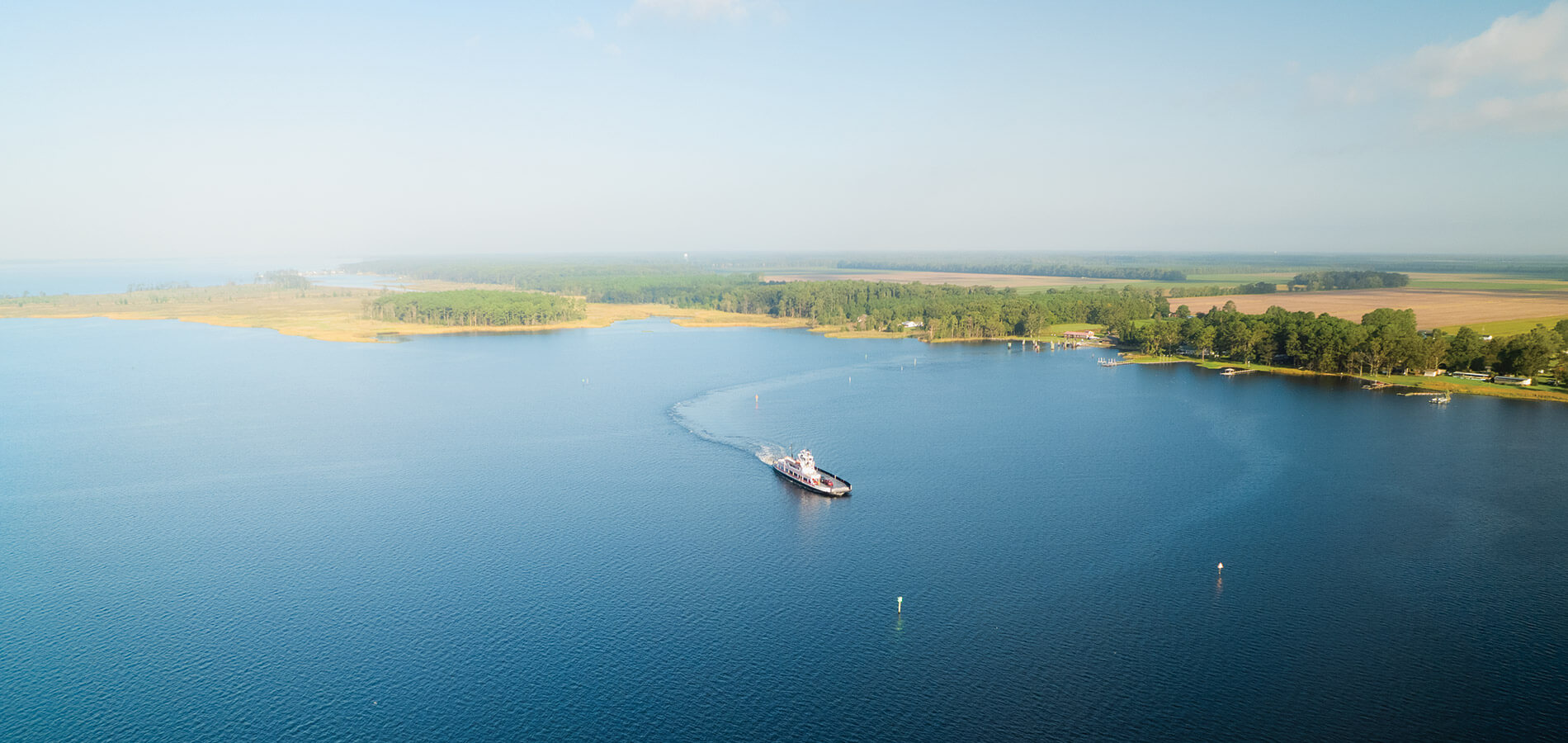 Ferries on the Pamlico Sound