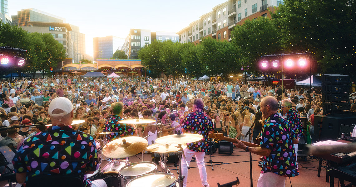 The Embers perform in Raleigh