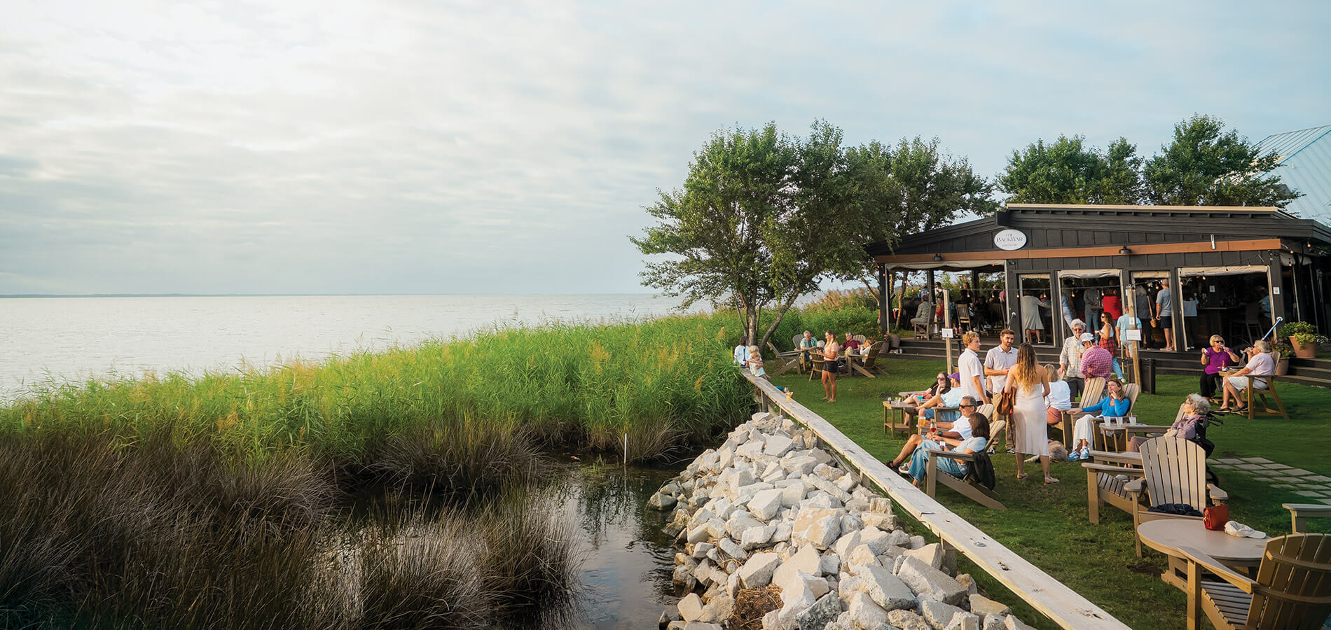 People at the Back Bar at Blue Point