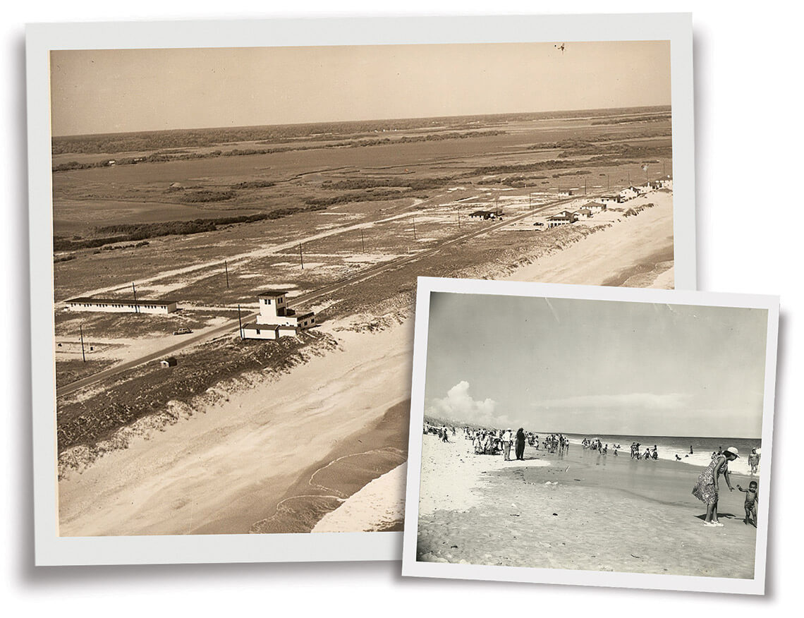 Black and white photos of Ocean City 