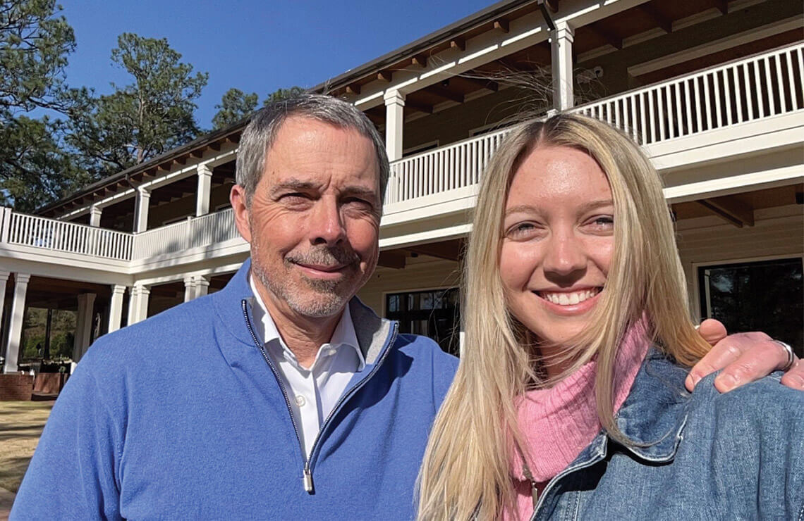 Katie Kane Reynolds and her dad Brian