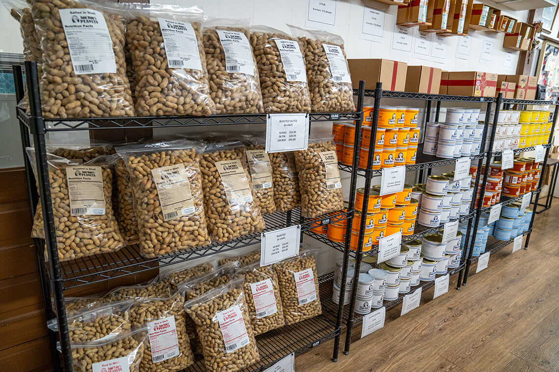 Peanuts at Aunt Ruby's