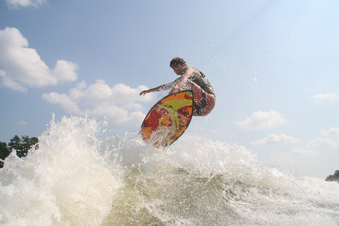 Wakeboarder at Lake Gaston