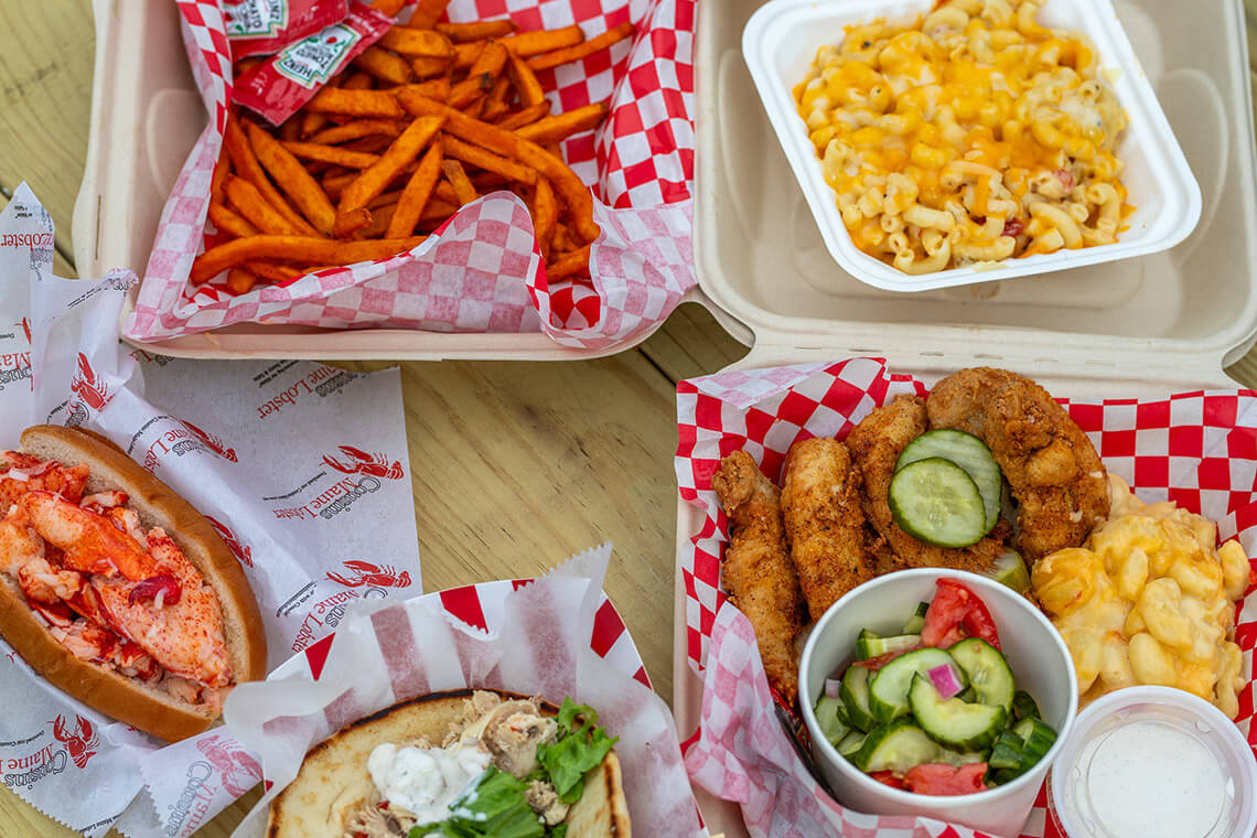 Food at the Sugar Mountain Food Truck Festival