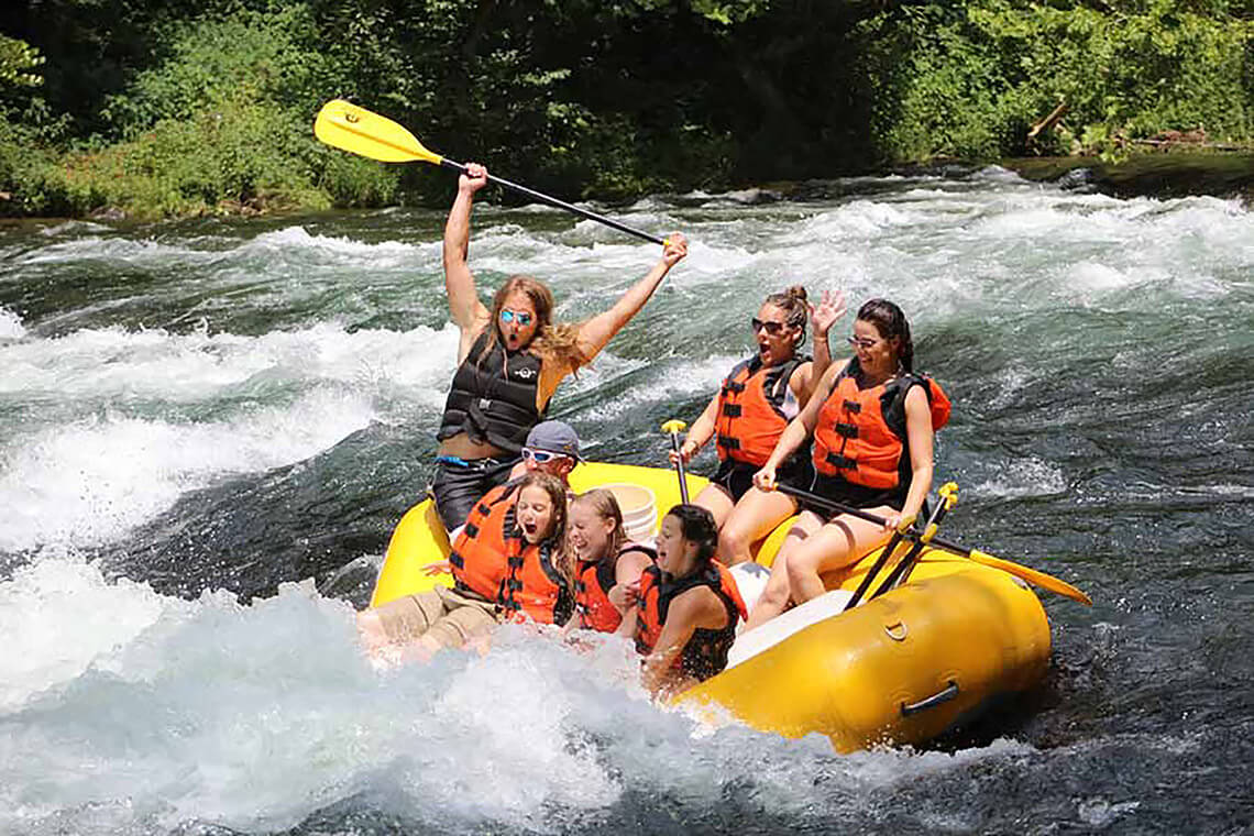 White water rafting in the Watauga River