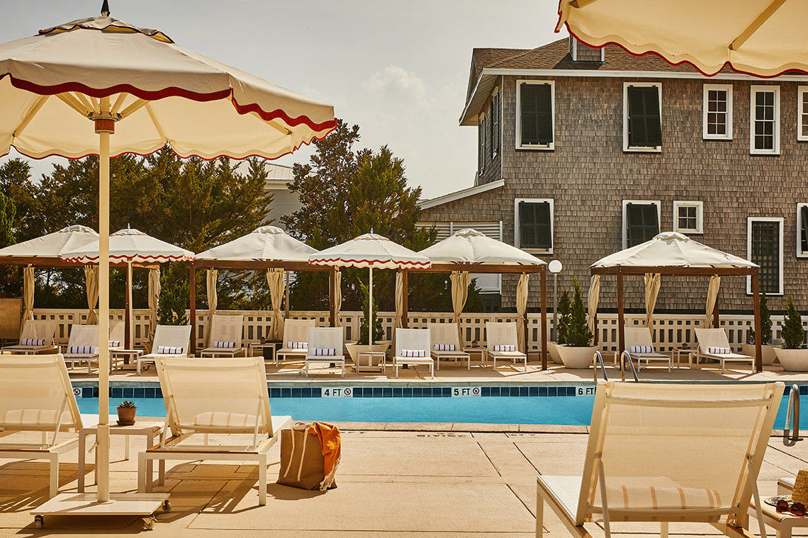 The pool at Trailborn Surf & Sound