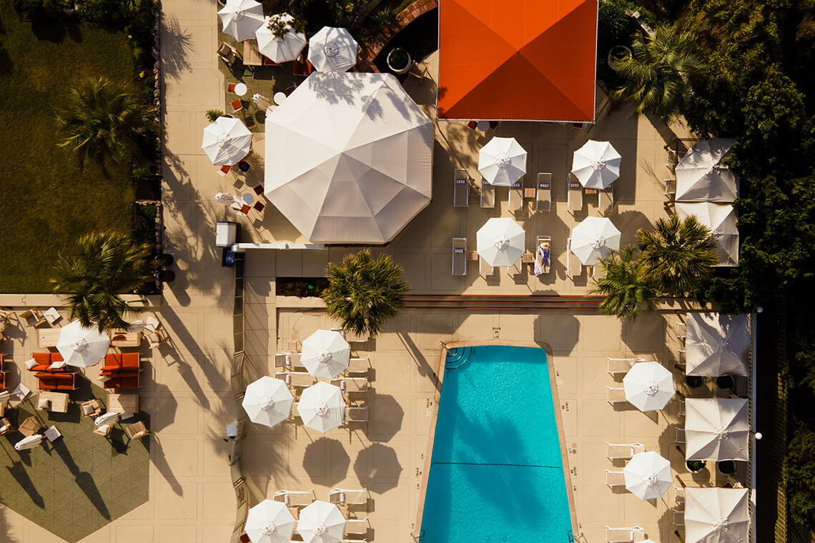 The pool at Trailborn Surf & Sound