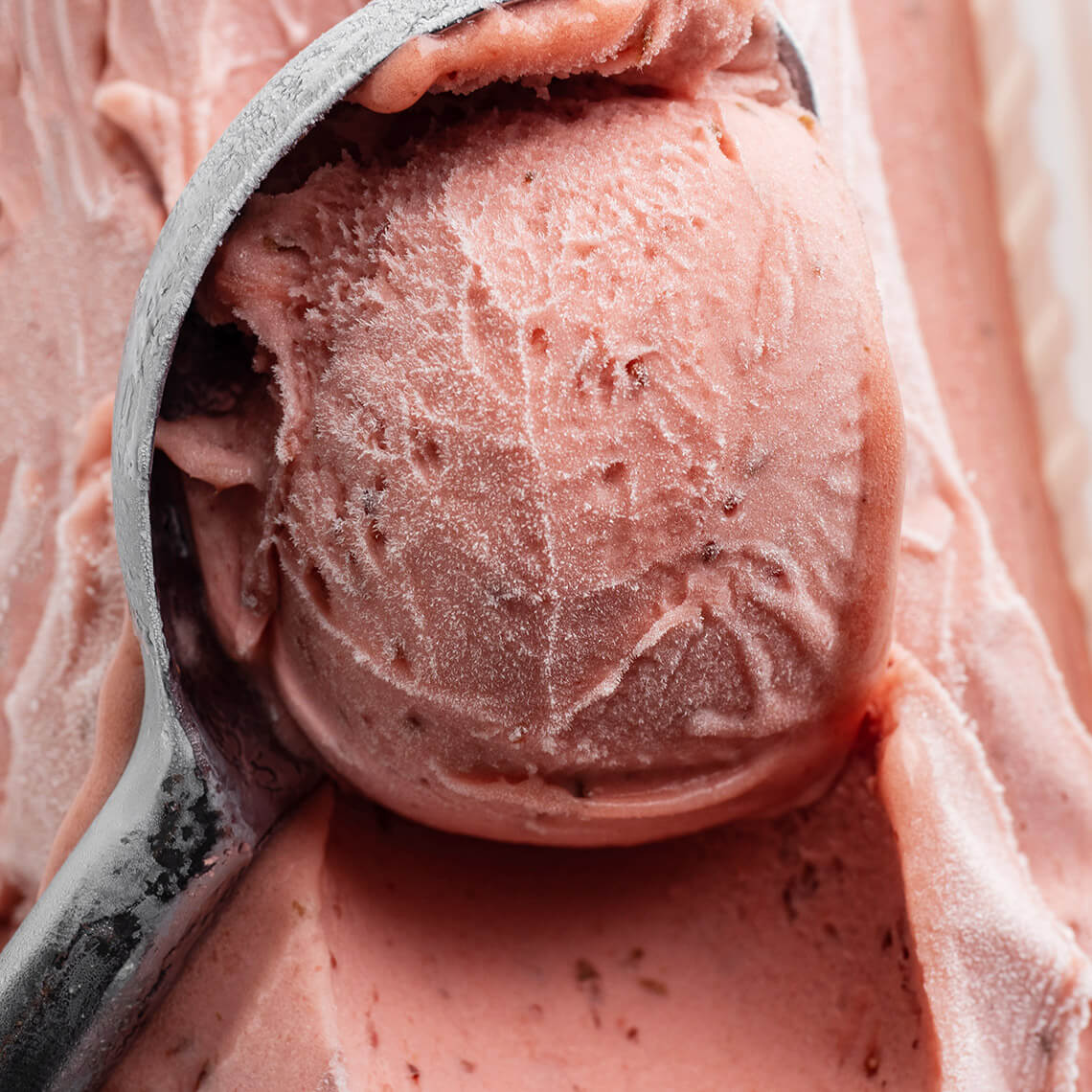 Strawberry ice cream