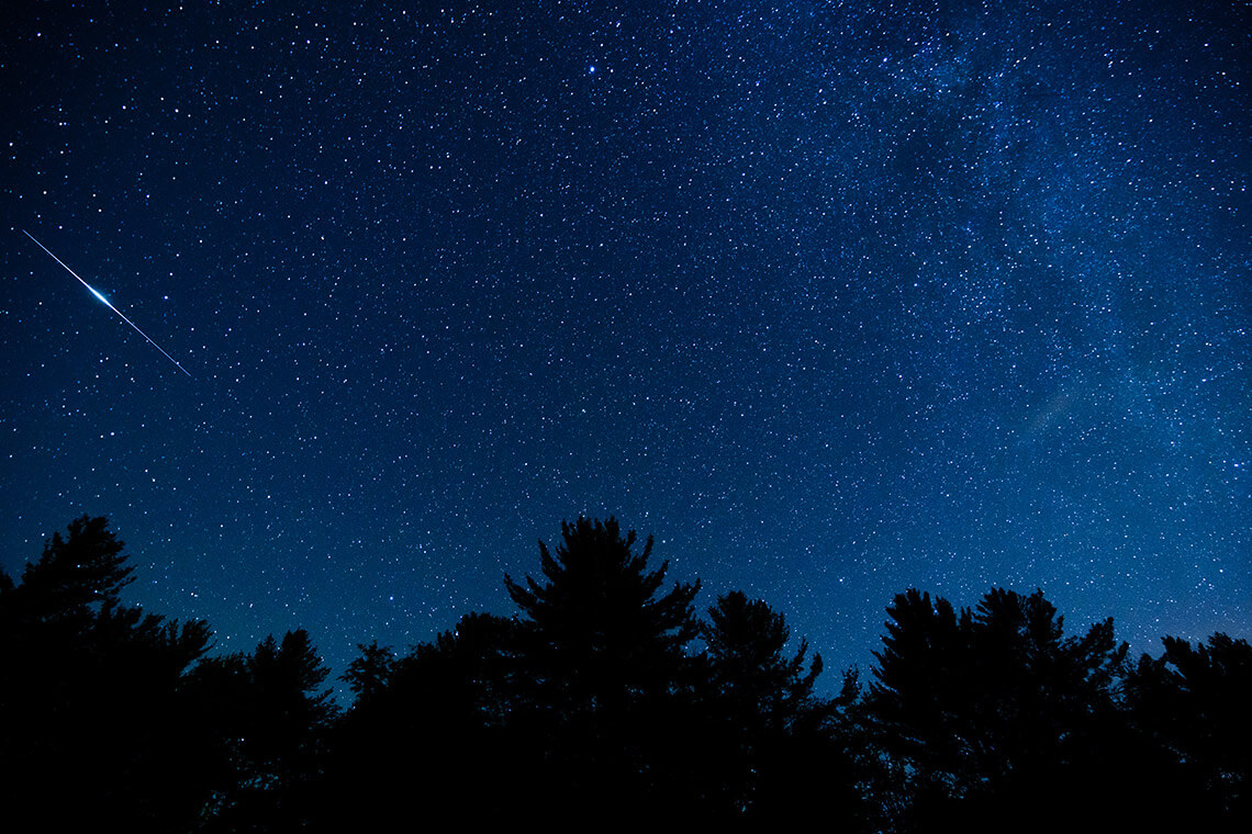 Stars over North Carolina Mountains