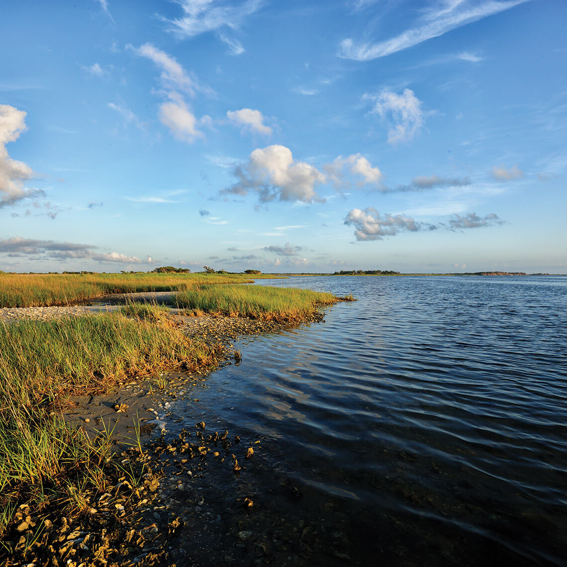 Teach's Hole on Ocracoke Island