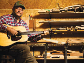 Richie Crowder with his guitar
