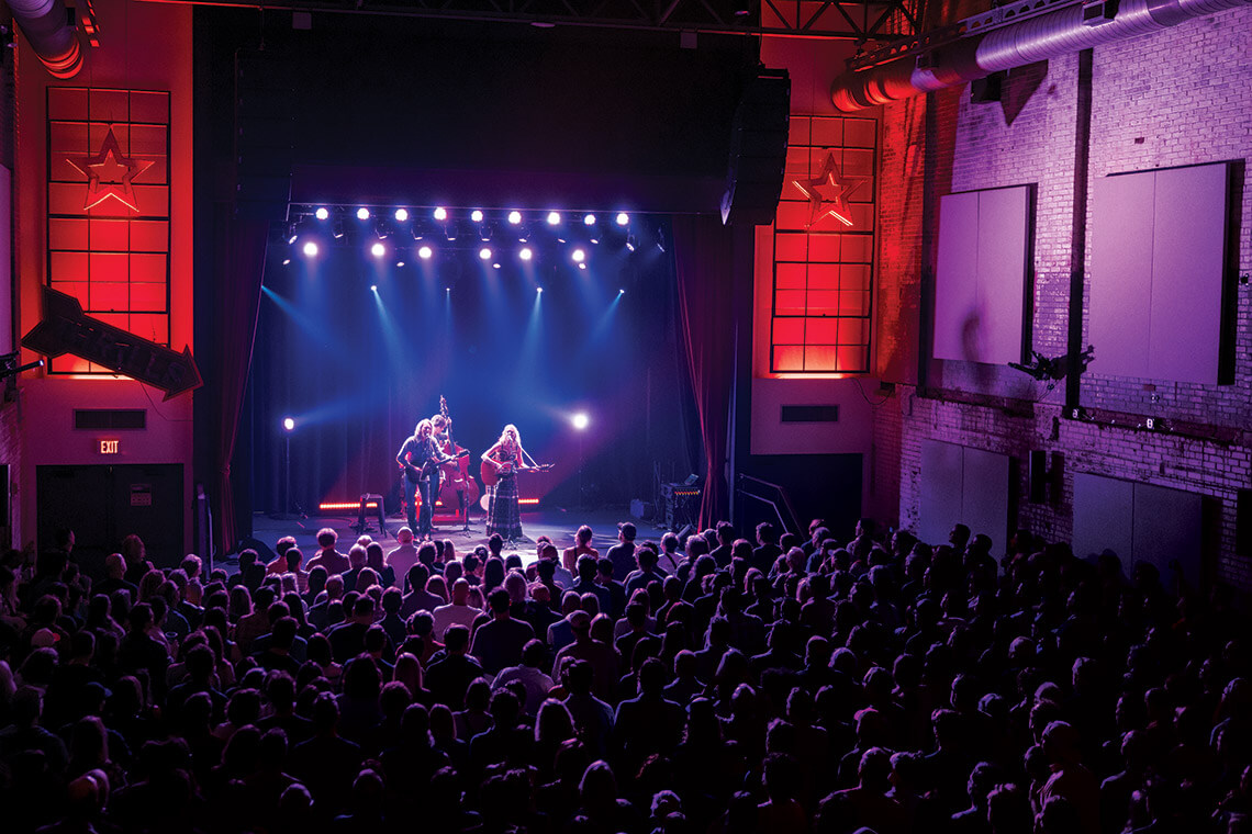 People performing at Haw River Ballroom