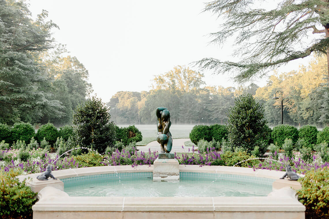 Fountain at Reynolda Gardens