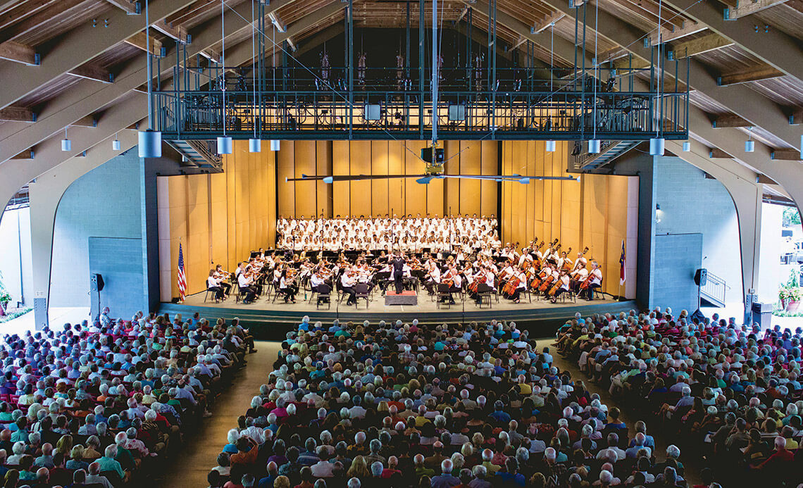 Orchestra at the Whittington-Pfohl Auditorium in Brevard