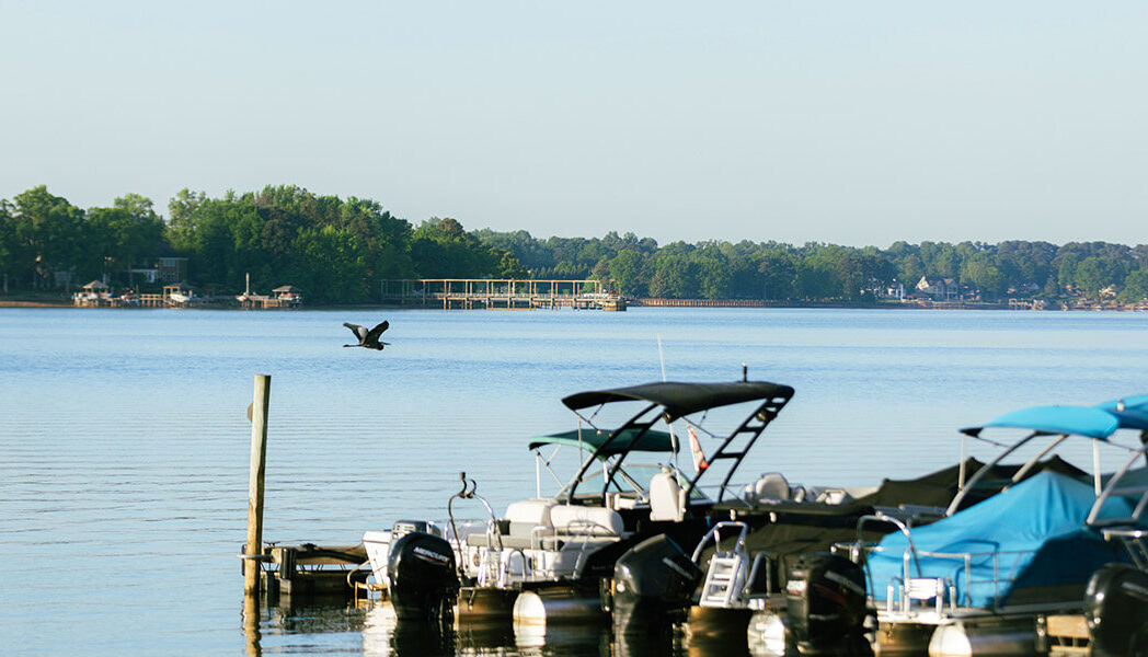 Boats on Lake Norman