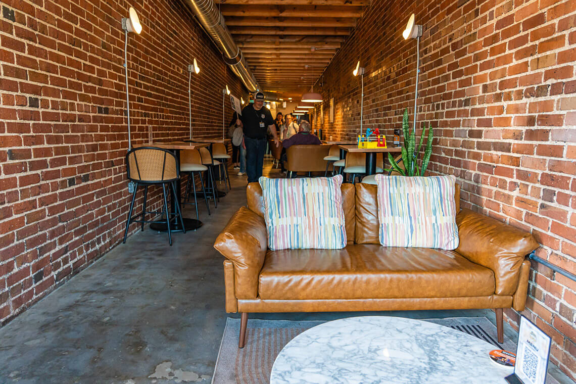 Interior at High Branch Brewing in downtown Mooresville