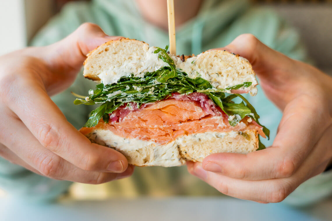 Lox bagel 