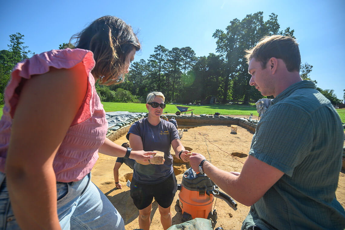 Archaeological dig at Historic Jamestowne