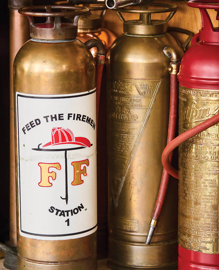 Copper fire extinguishers