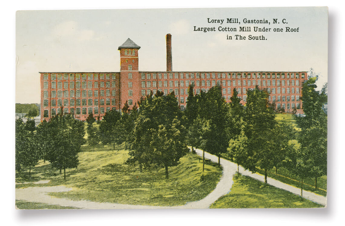 Old picture of Loray Mill in Gastonia NC