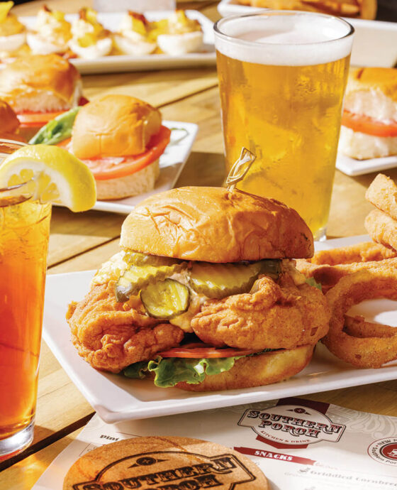 Chicken sandwich from Southern Porch in Canton, NC