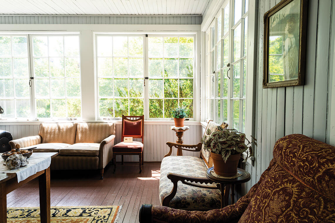 Room inside the Thomas Wolfe Memorial in Asheville