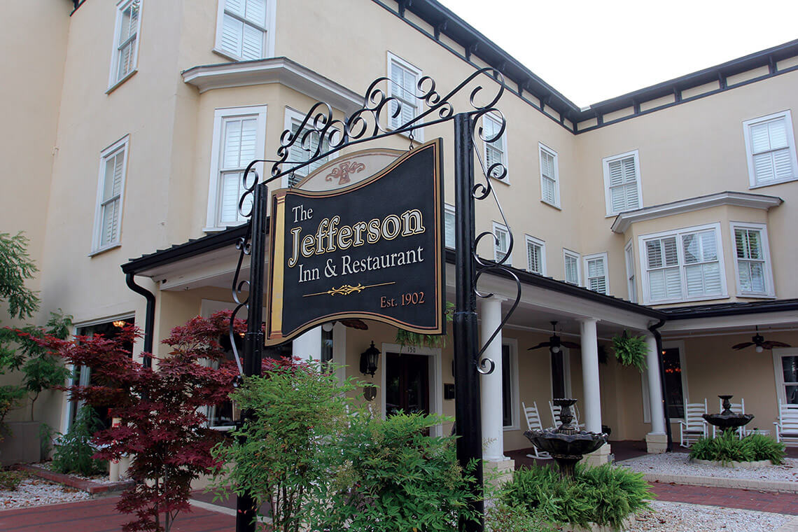 Exterior of The Jefferson Inn & Restaurant