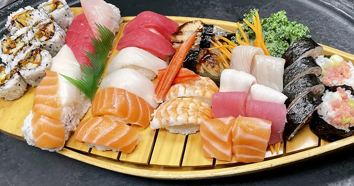 Assorted sushi at Susa Sushi & Hibachi in Aberdeen