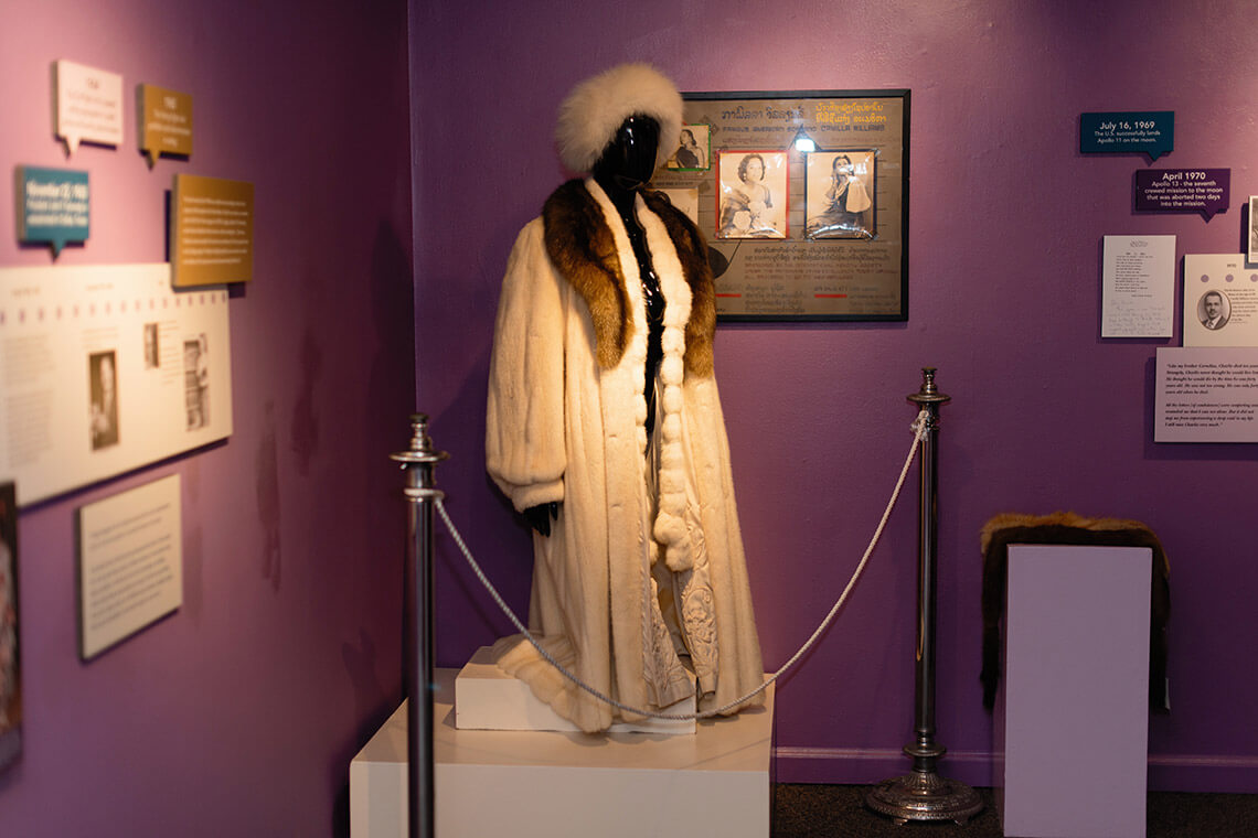 Camilla Williams's mink coat
