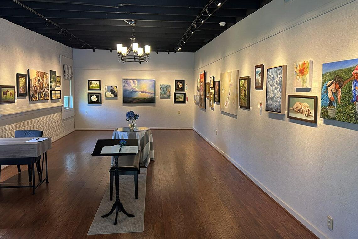 Gallery in The Artists League of the Sandhills in Southern Pines, NC