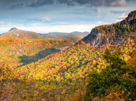 Mountains in Jackson County during the fall