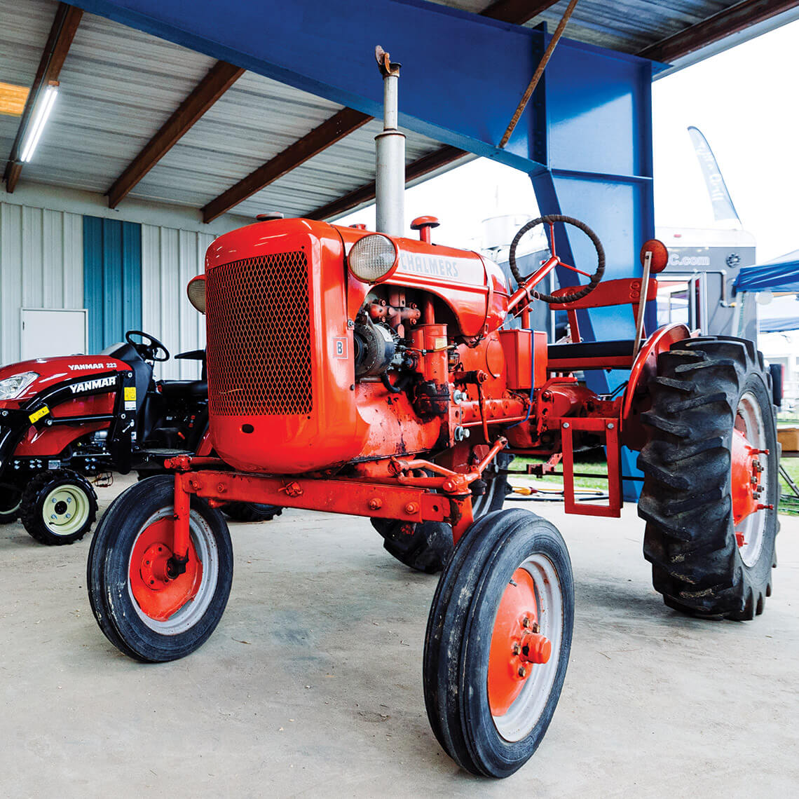 Vintage tractor at the Lenoir County Fair