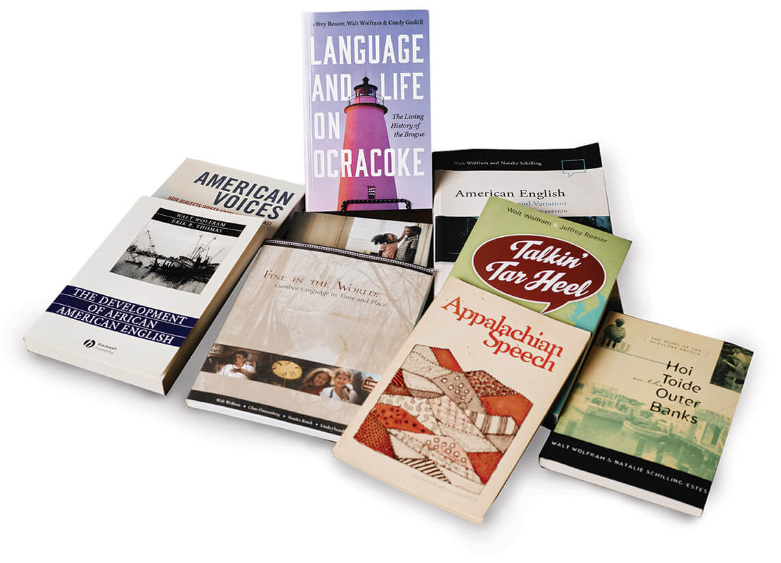 Wolfram's books about North Carolina dialects