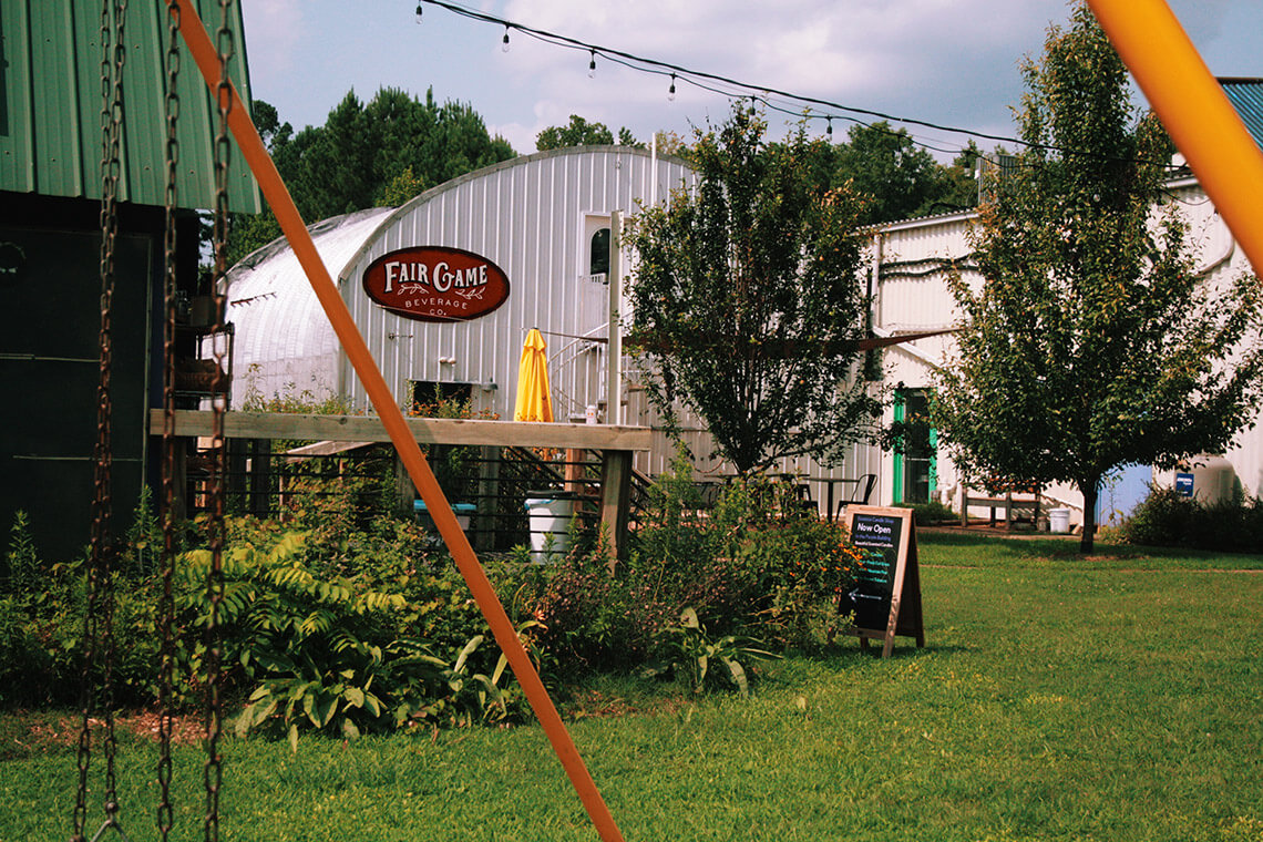 Outdoor area of Fair Game Beverage Co.