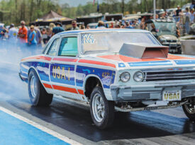 A 1967 Chevy Chevelle at the Shadyside Dragway