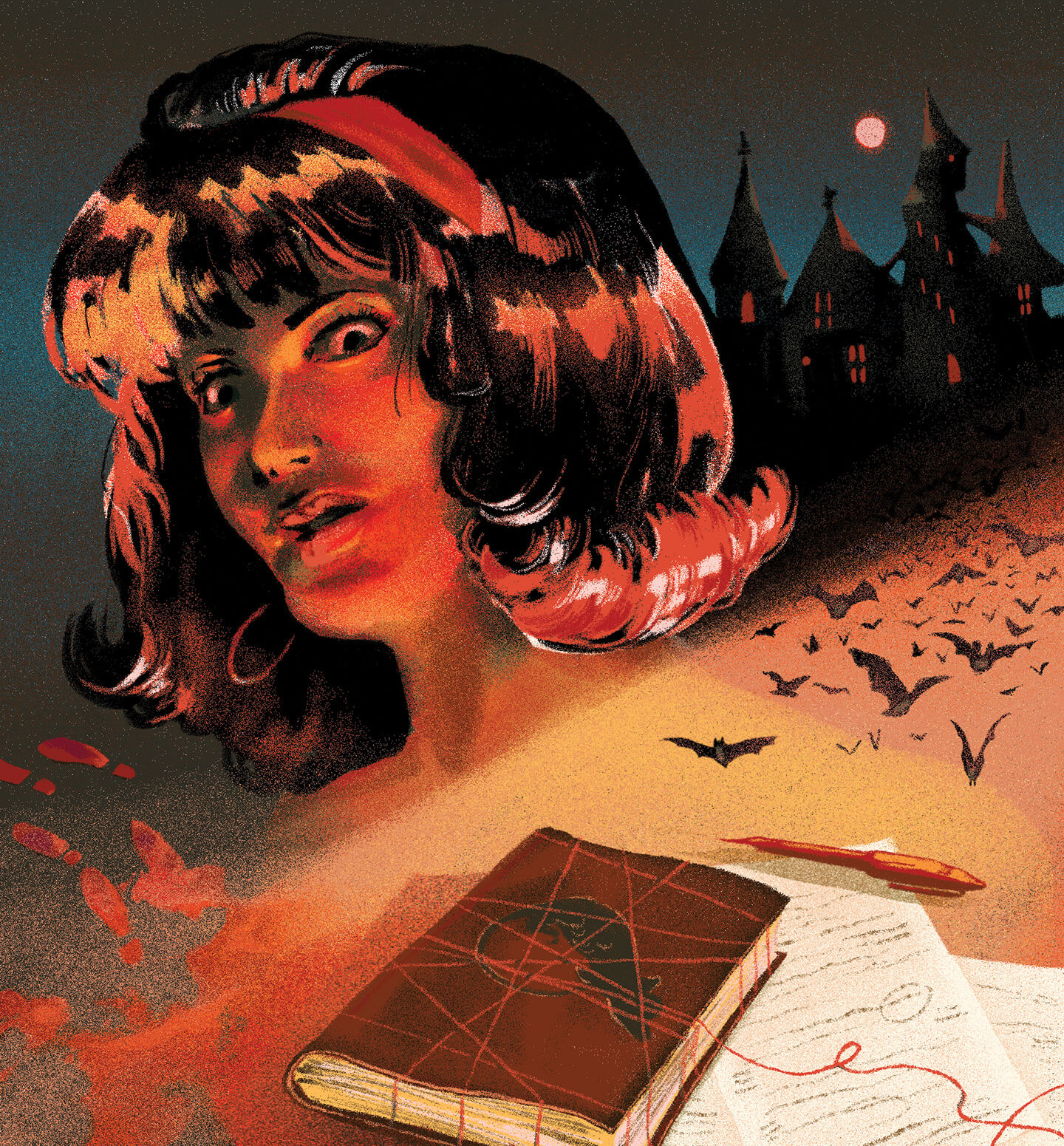 Dracula-inspired illustration