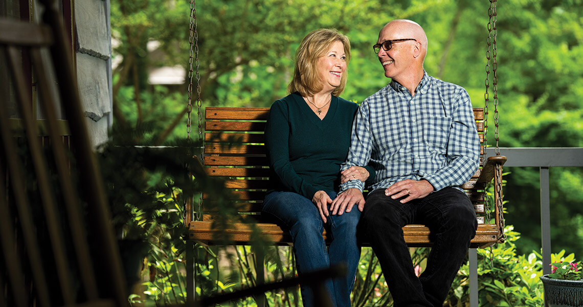 The author and his wife