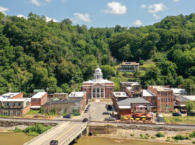 Town of Marshall on the French Broad River