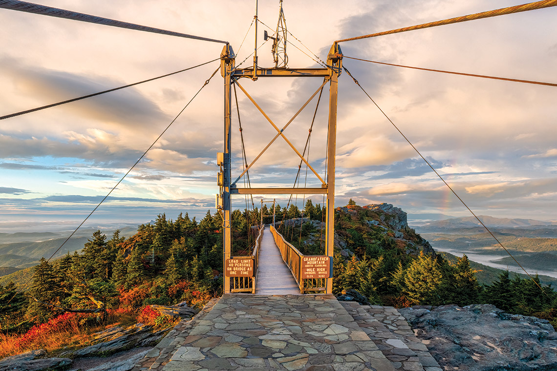Mile-High Swinging Bridge