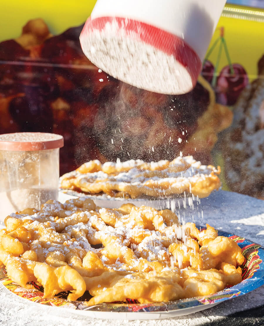 Funnel cake at the North Carolina State Fair