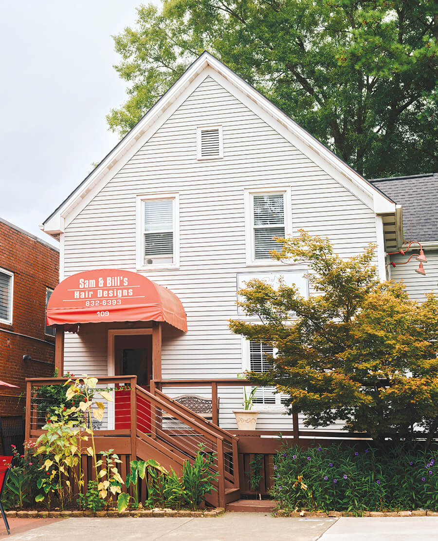 Exterior of Sam & Bills Hair Designs