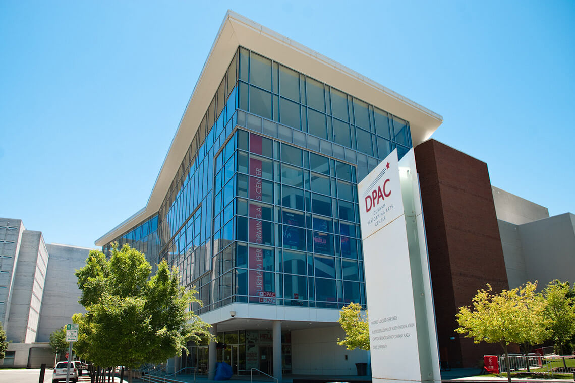 Exterior of Durham Performing Arts Center