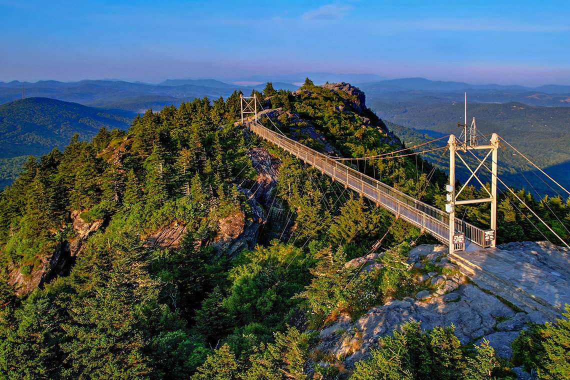 Mile High Swinging Bridge at Grandfather Mountain